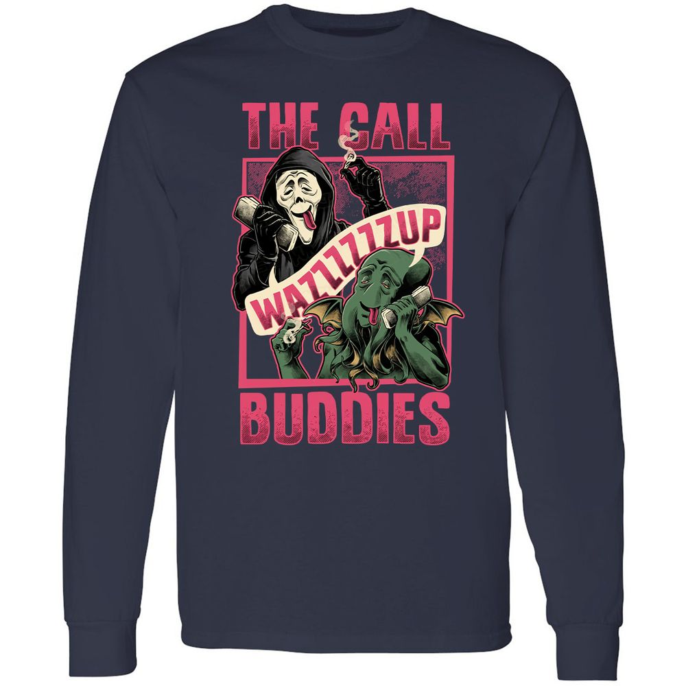 Long Sleeve T-Shirt - 9ZS49Q5D - Navy - 2