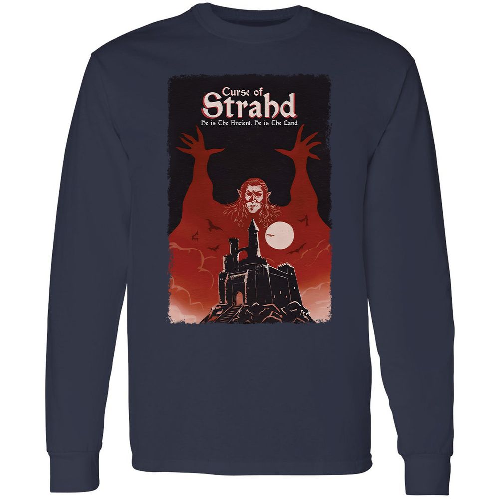 Long Sleeve T-Shirt - W7DGCF1E - Navy - 2