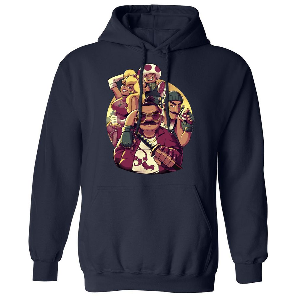 Classic Unisex Hoodie - 54J6N6WX - Navy - 2