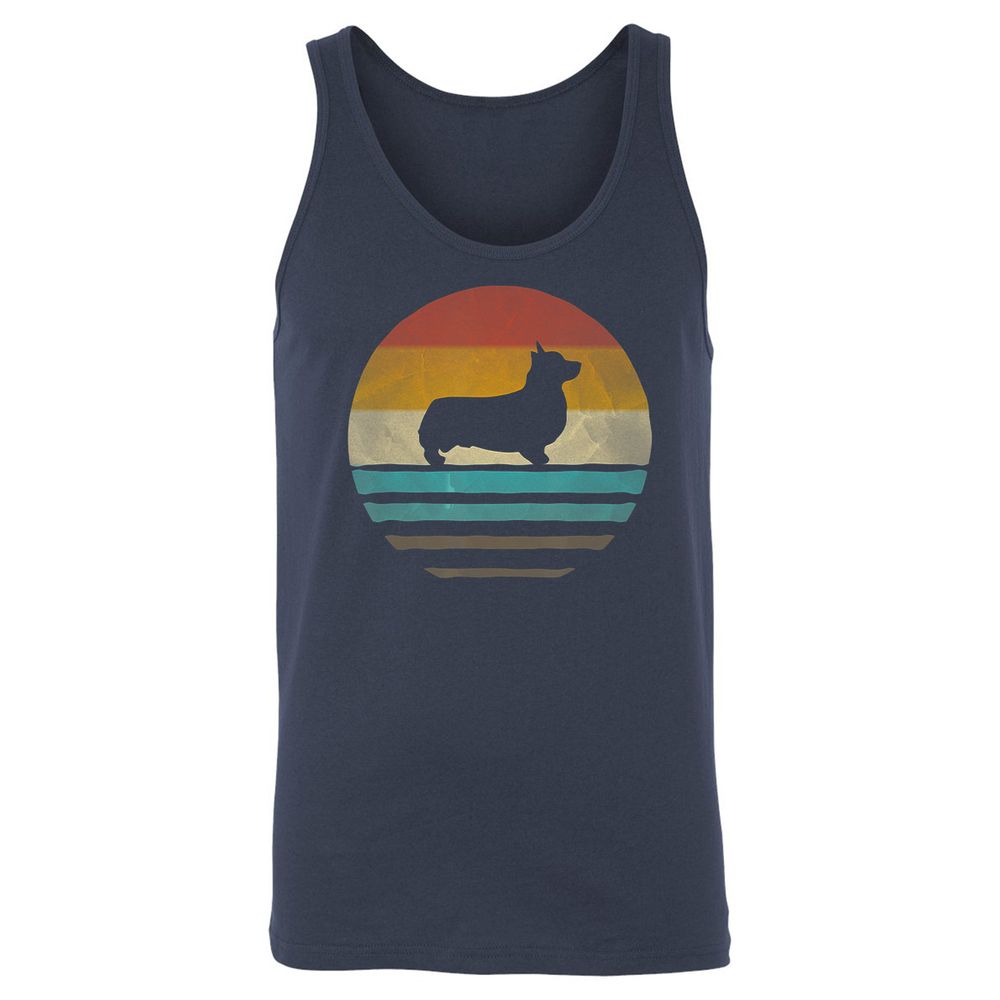Unisex Jersey Tank - 3SFPAQL4 - Navy - 2