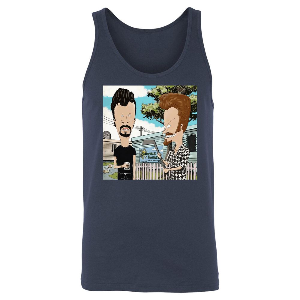 Unisex Jersey Tank - F8Y3M333 - Navy - 2