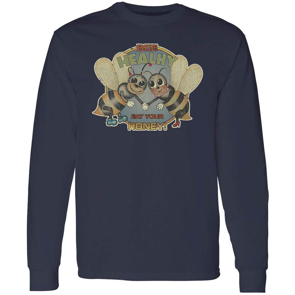 Bee Healthy Eat Your Honey - Navy - 2