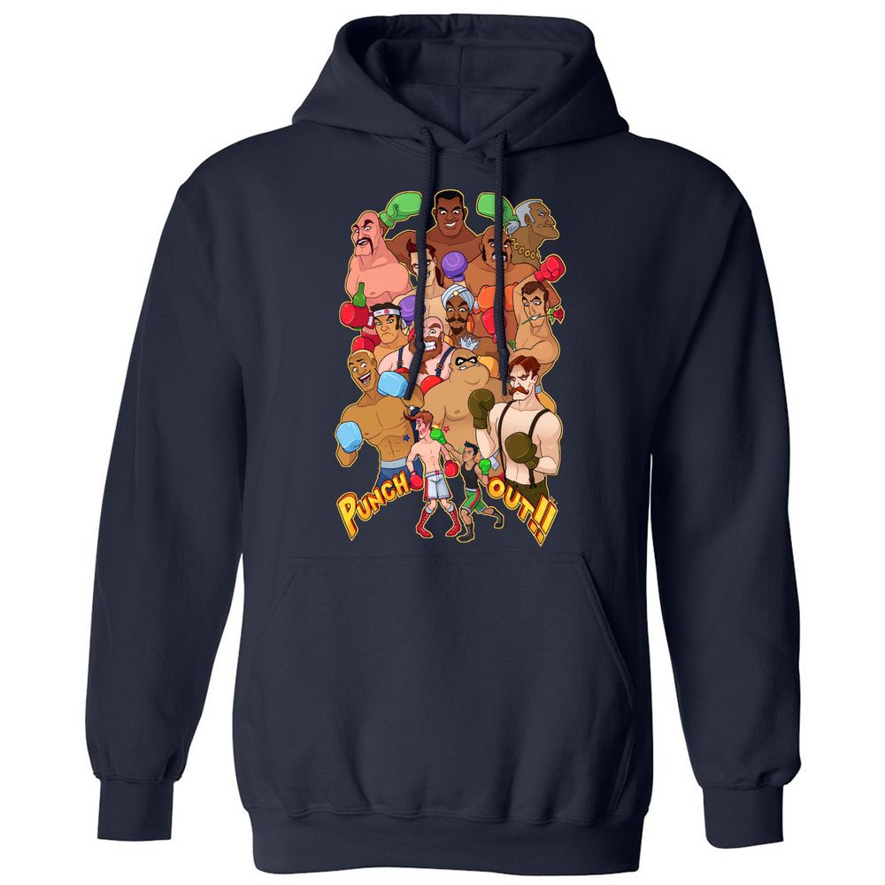 Classic Unisex Hoodie - ZHE1F9QB - Navy - 2