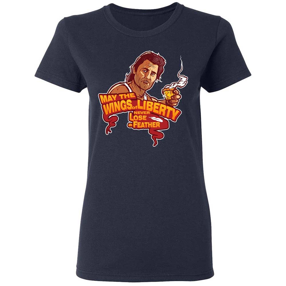 Women's T-Shirt - PJ9N7SAV - Navy - 2