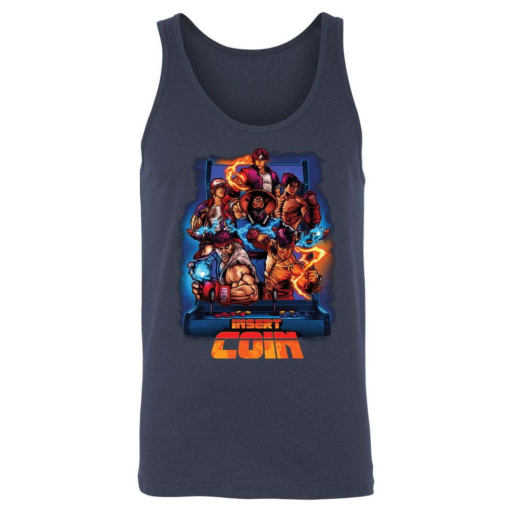 Unisex Jersey Tank - YGXGFSRU - Navy - 2