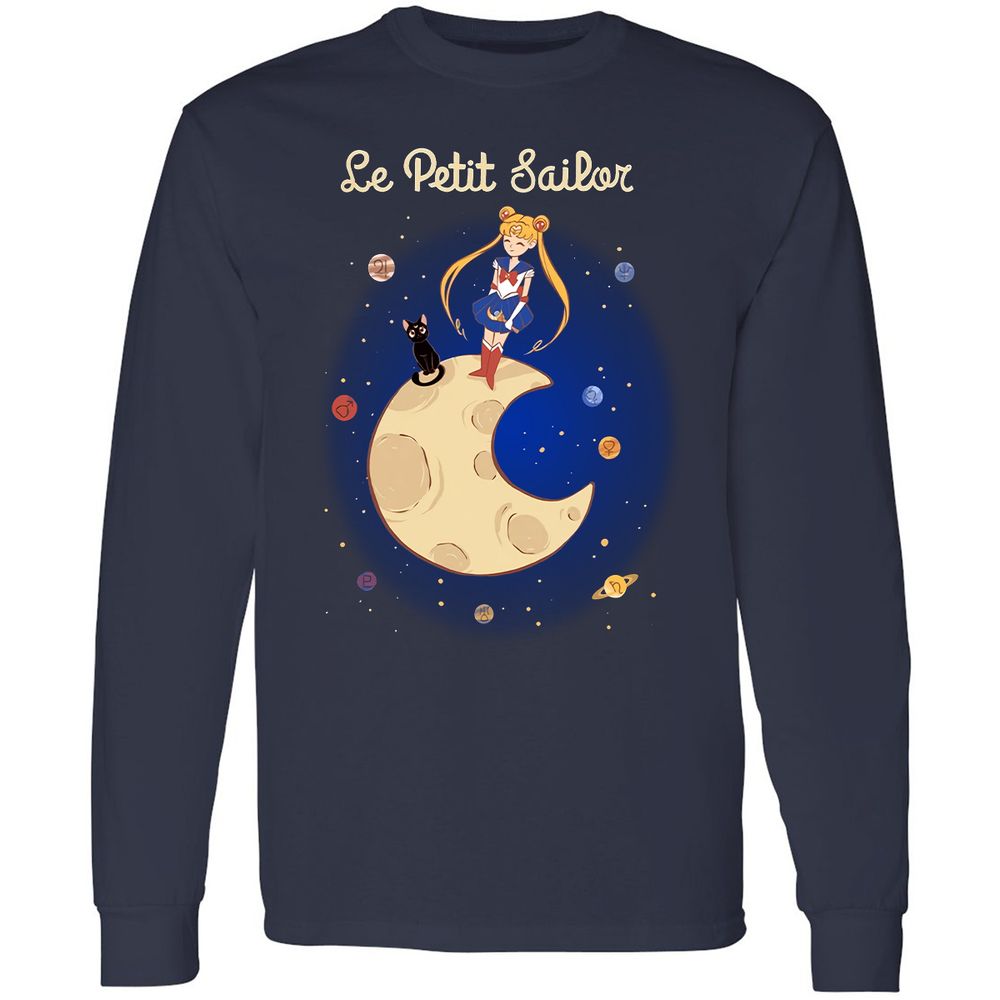 Long Sleeve T-Shirt - C3QSLZRA - Navy - 2