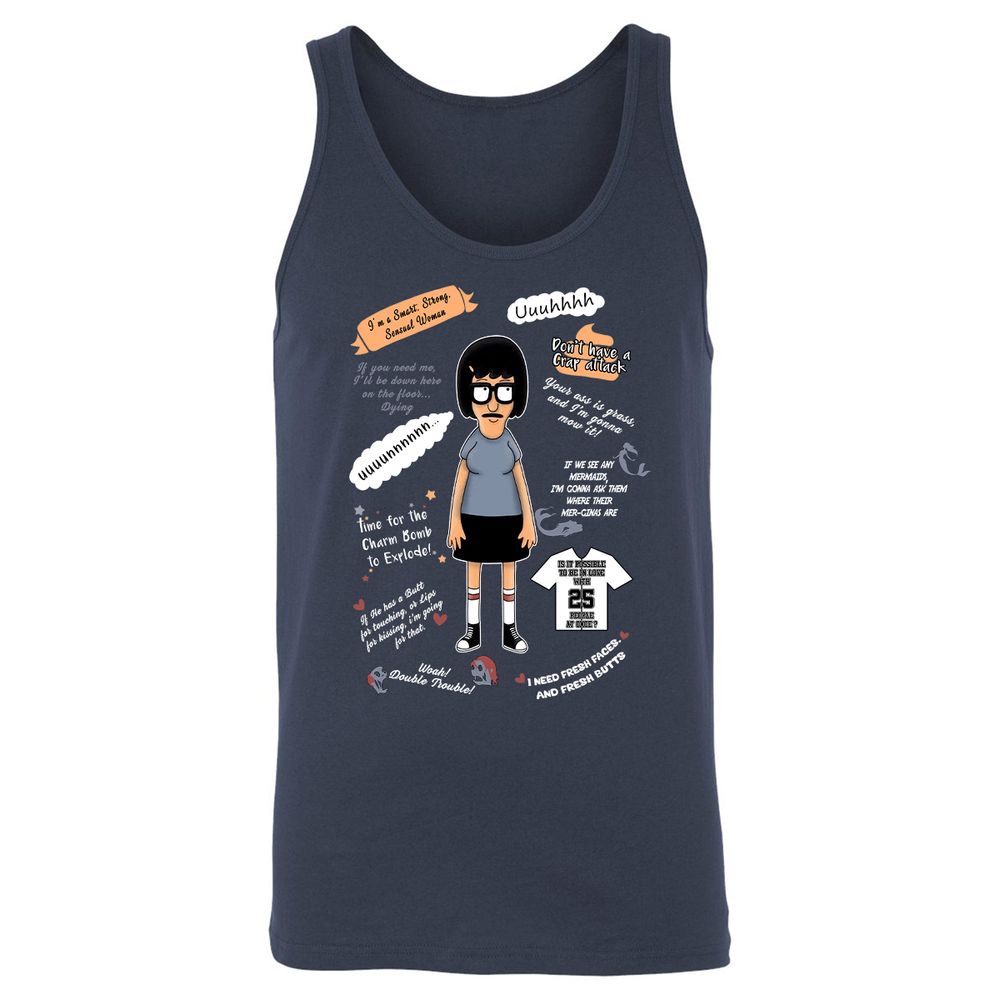 Unisex Jersey Tank - 9X2QMVES - Navy - 2