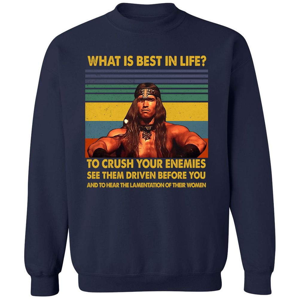 Classic Unisex Sweatshirt - W3E3MYHB - Navy - 2