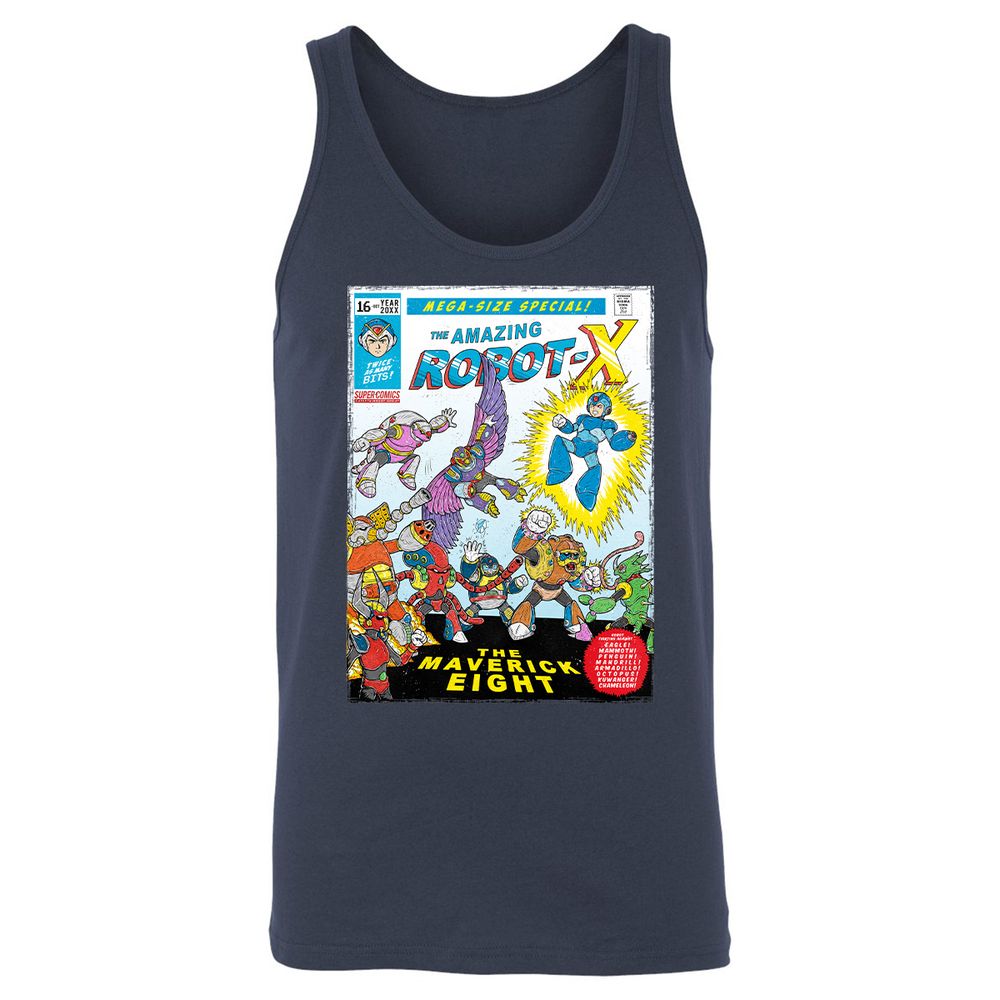 Unisex Jersey Tank - WNS9L9ZM - Navy - 2