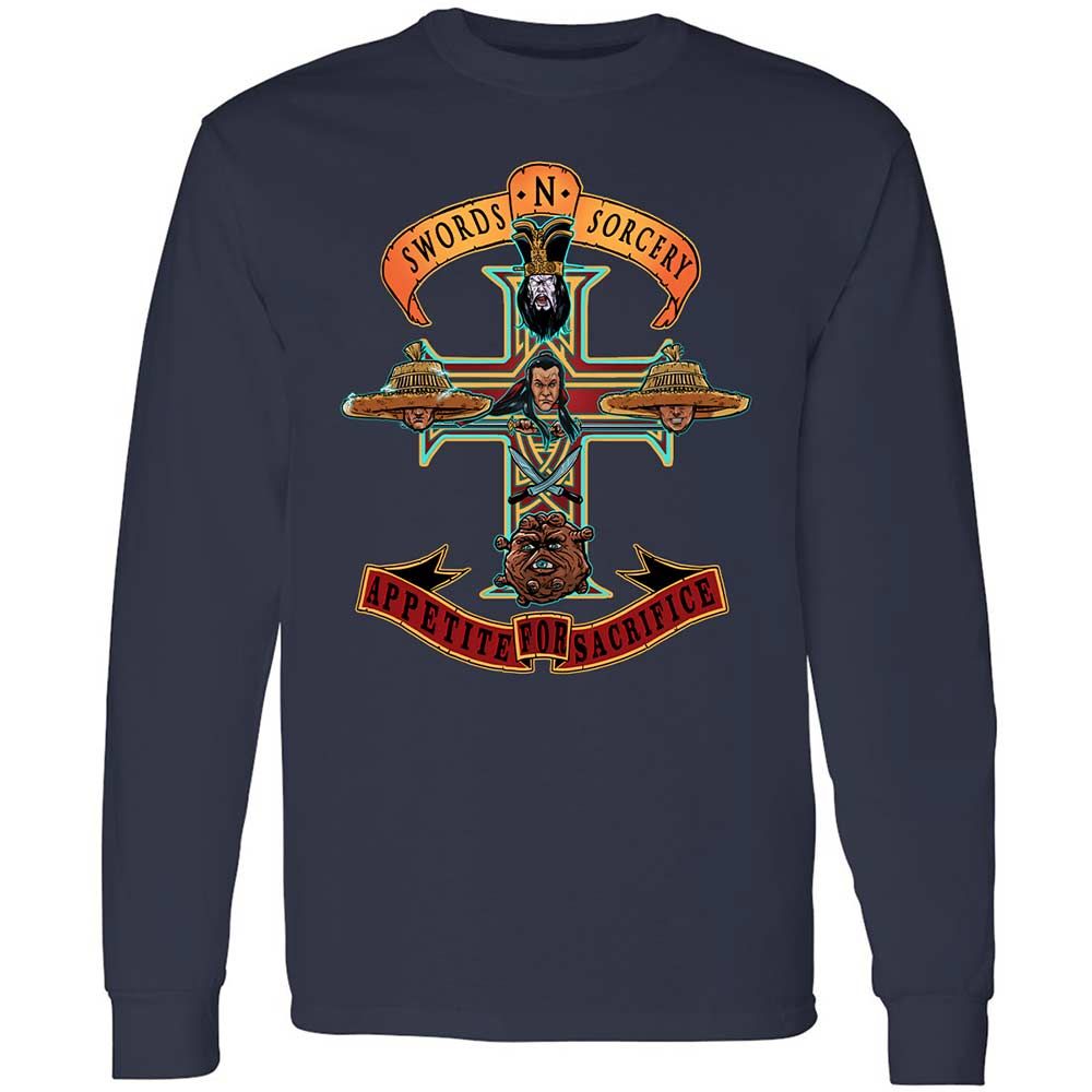 Long Sleeve T-Shirt - HTFCZABX - Navy - 2
