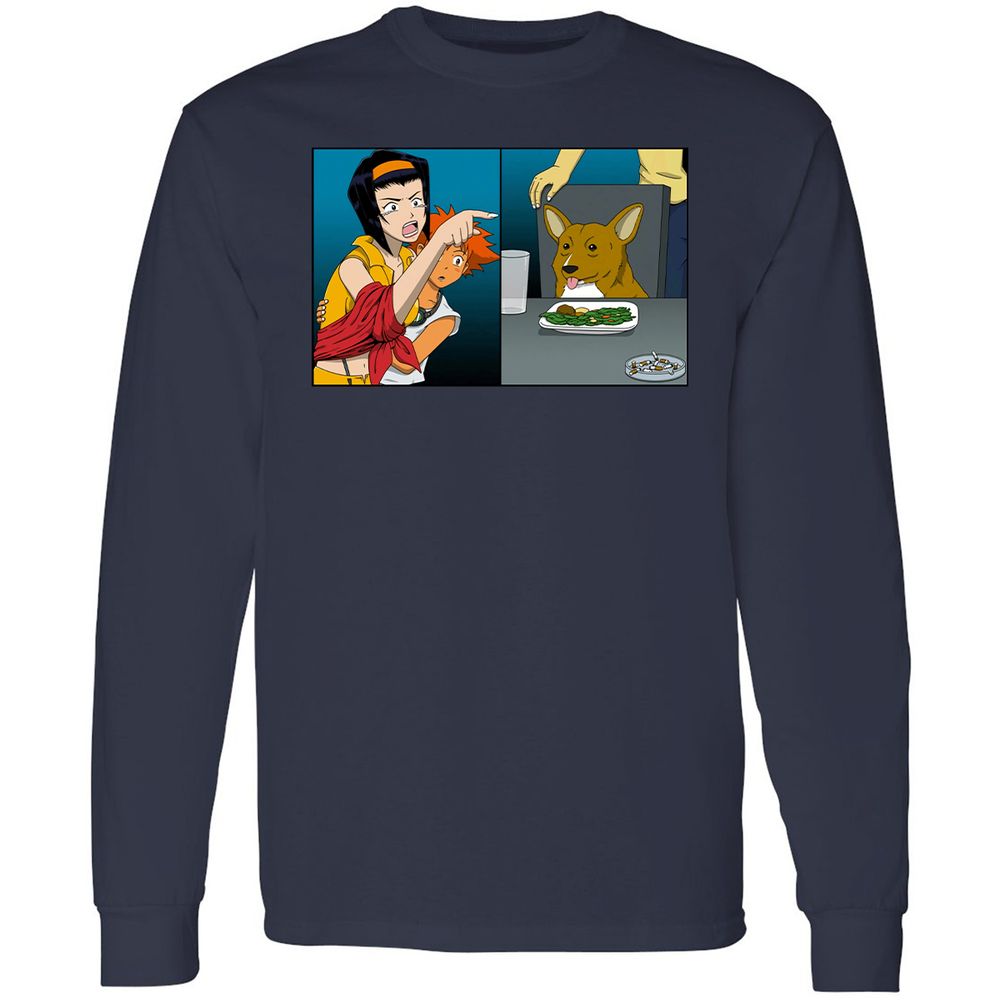 Long Sleeve T-Shirt - JWW2FF1P - Navy - 2