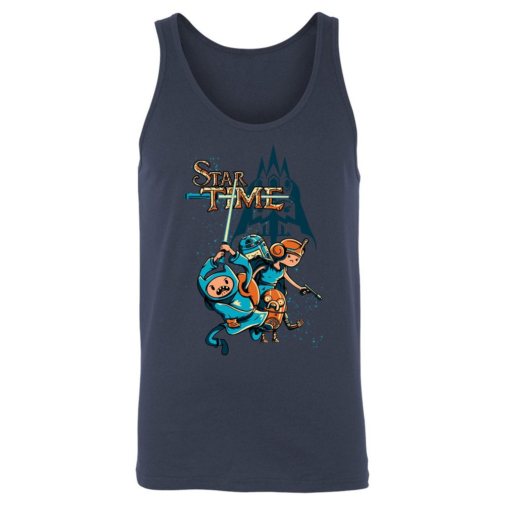 Unisex Jersey Tank - U9FG7YK6 - Navy - 2