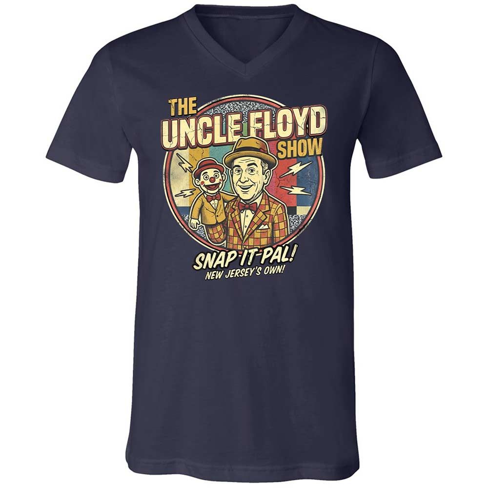 Unisex V-Neck T-Shirt - KGSH9SMS - Navy - 2