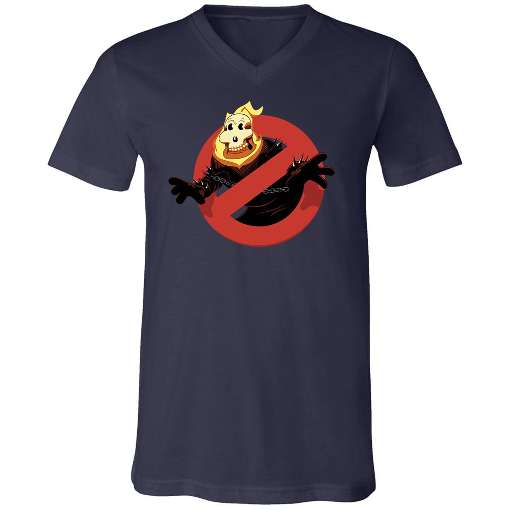 Unisex V-Neck T-Shirt - NDVUBBAZ - Navy - 2