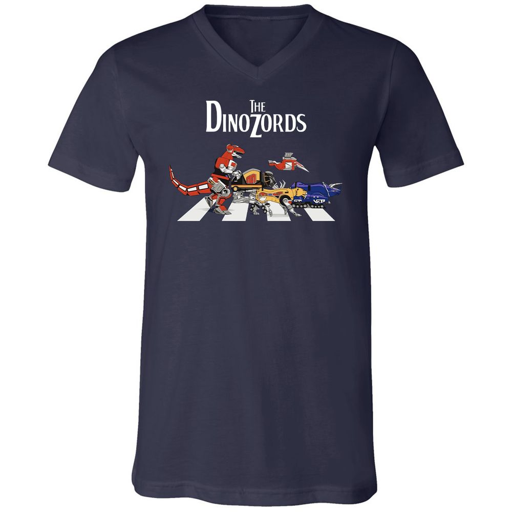 Unisex V-Neck T-Shirt - R5CUXNZS - Navy - 2