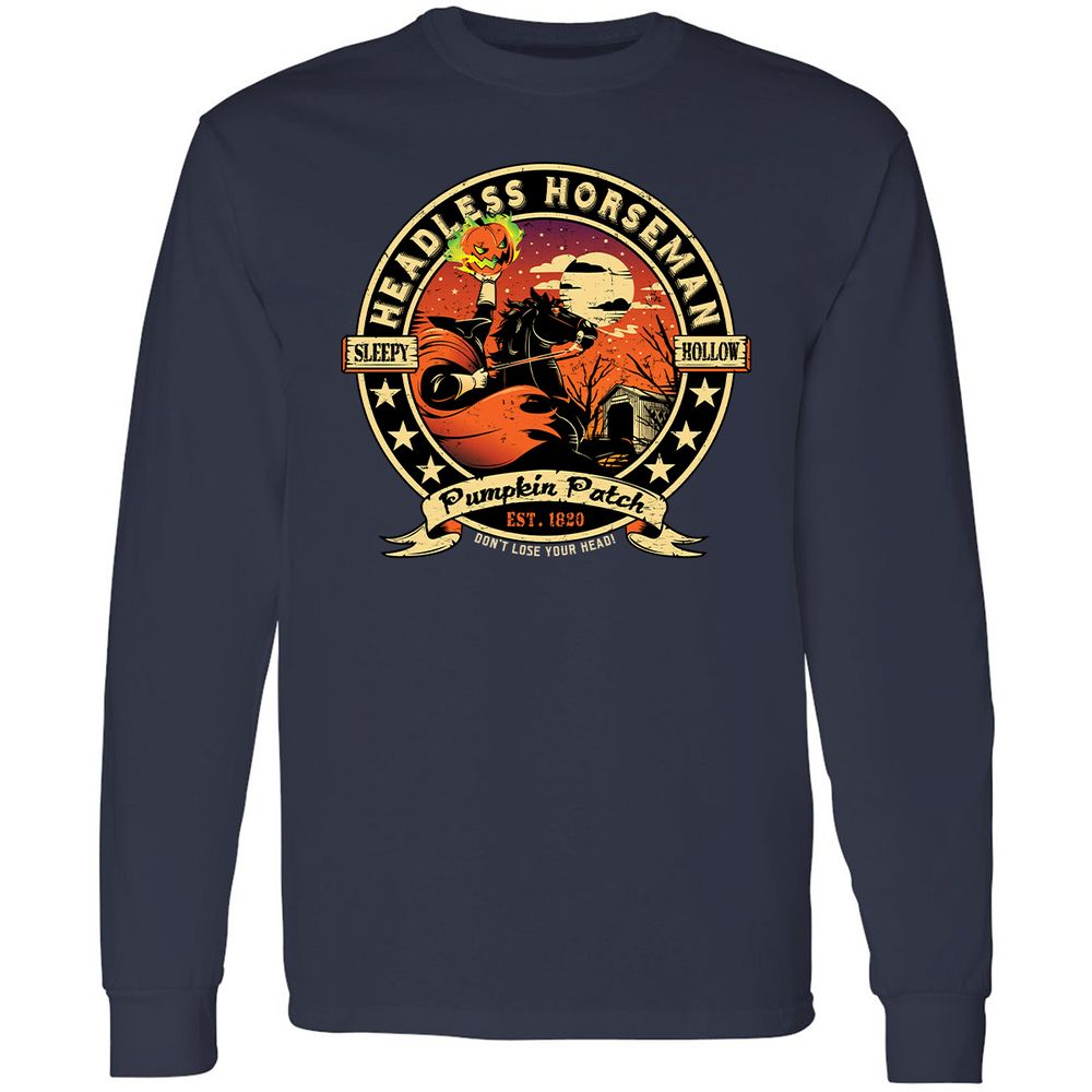 Long Sleeve T-Shirt - ZCGWVLB6 - Navy - 2