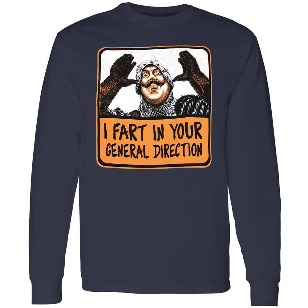 Long Sleeve T-Shirt - 82XCWHND - Navy - 2