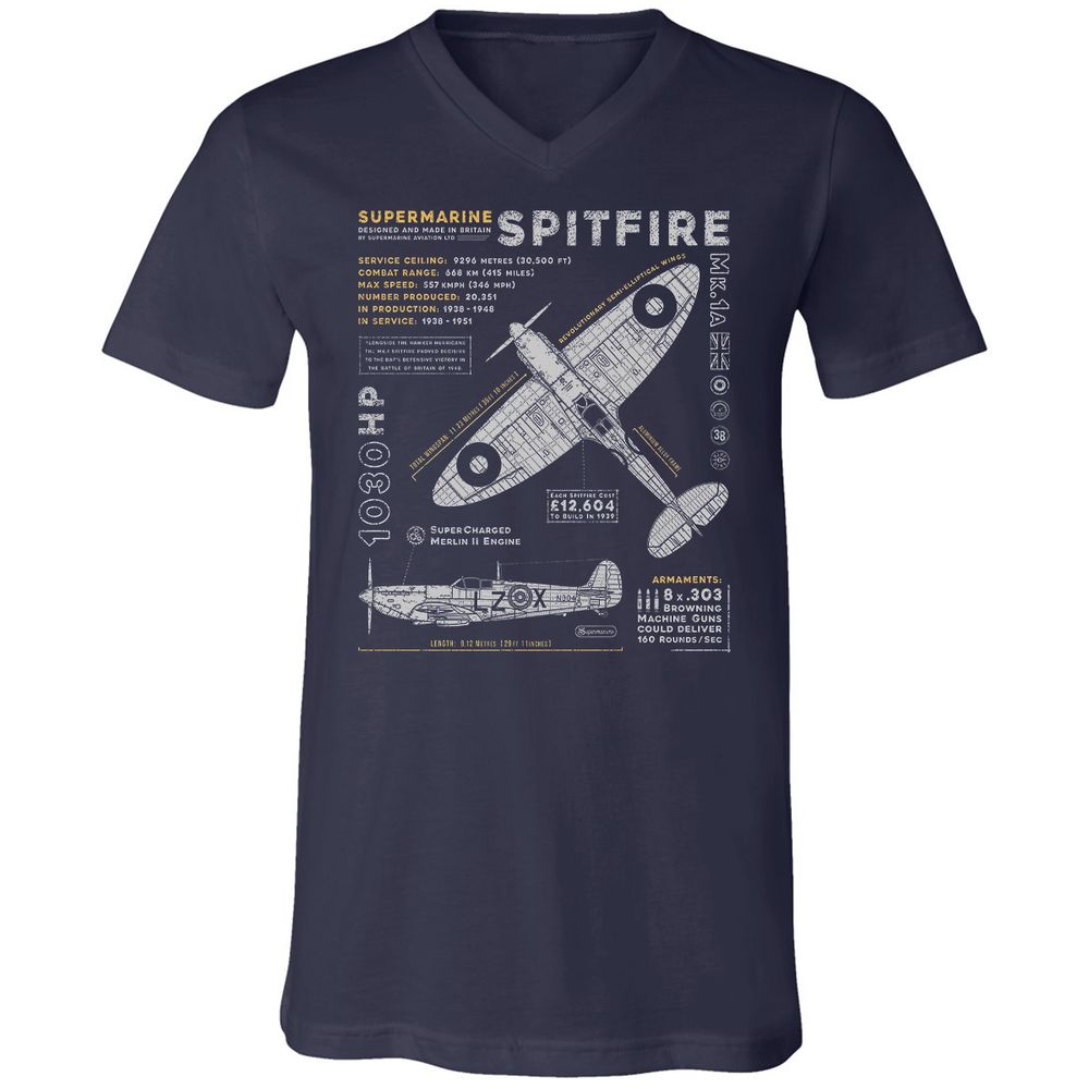 Supermarine Spitfire Essential - Navy - 2