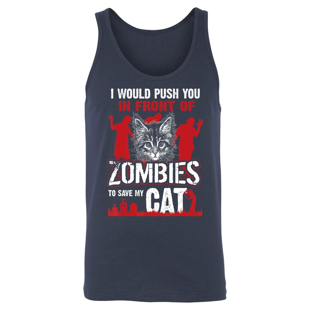 Unisex Jersey Tank - NMT9W4B4 - Navy - 2