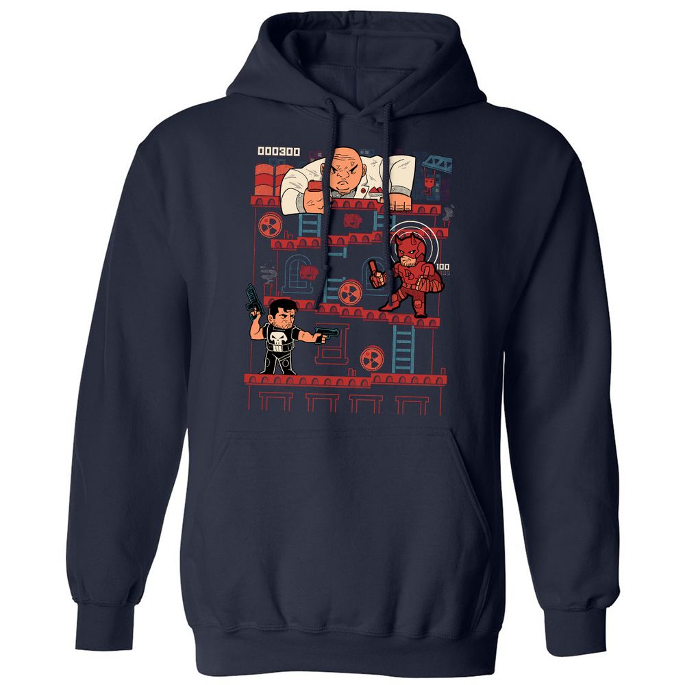 Classic Unisex Hoodie - EN7DY943 - Navy - 2