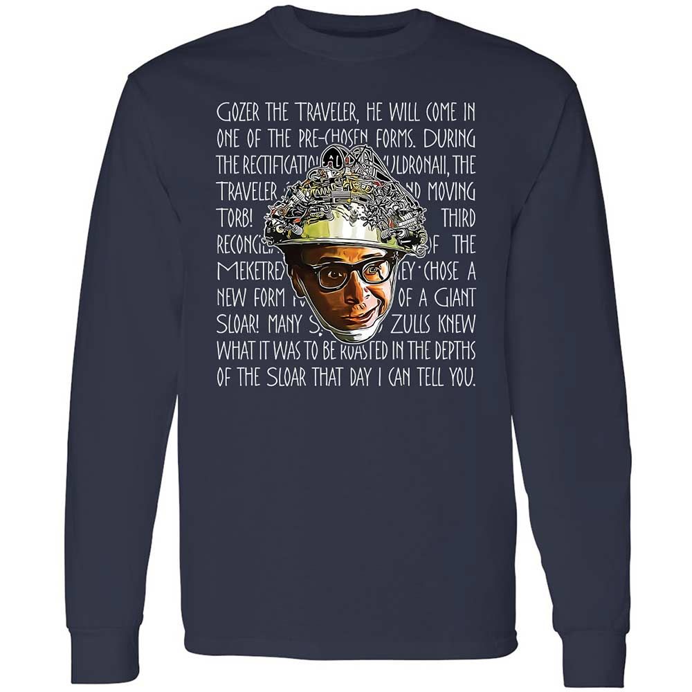 Long Sleeve T-Shirt - MBR528GN - Navy - 2