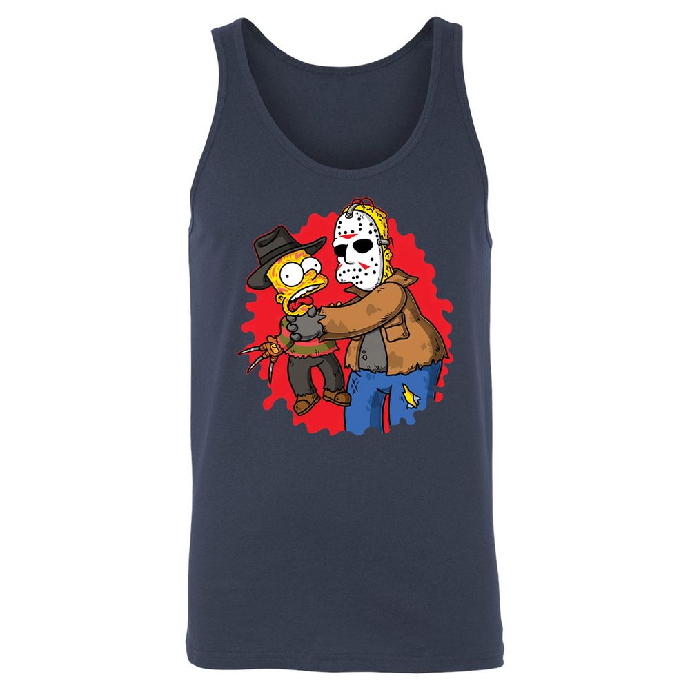 Unisex Jersey Tank - QE9TJFTG - Navy - 2