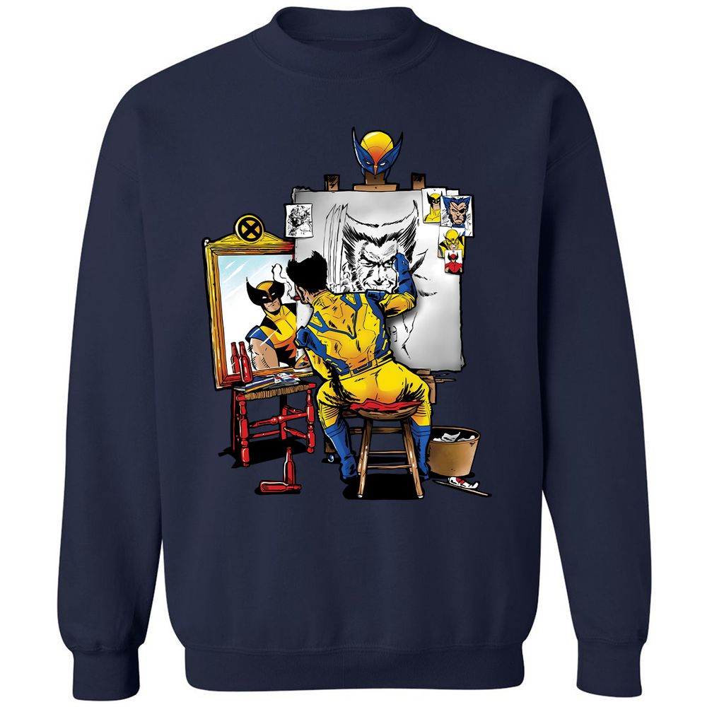 Classic Unisex Sweatshirt - 8WF791JR - Navy - 2