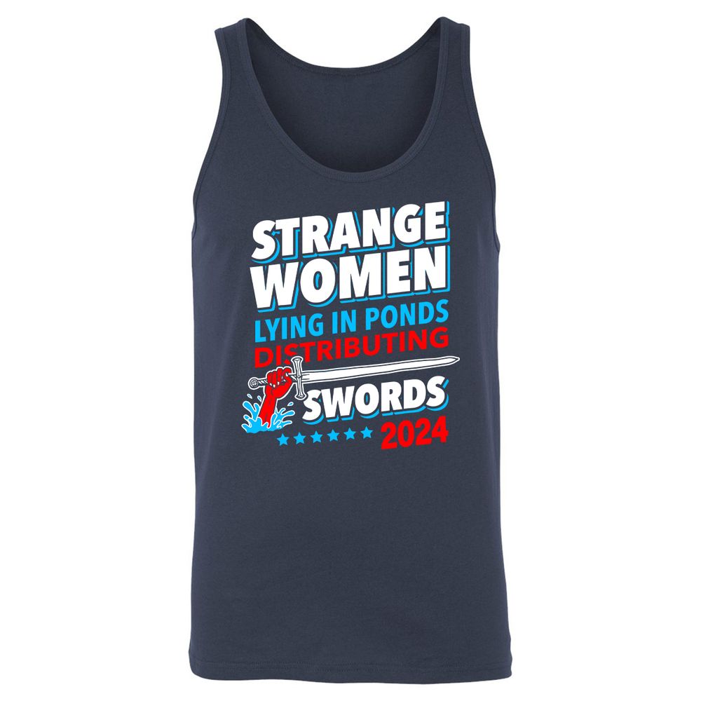 Unisex Jersey Tank - KJ5HGD63 - Navy - 2