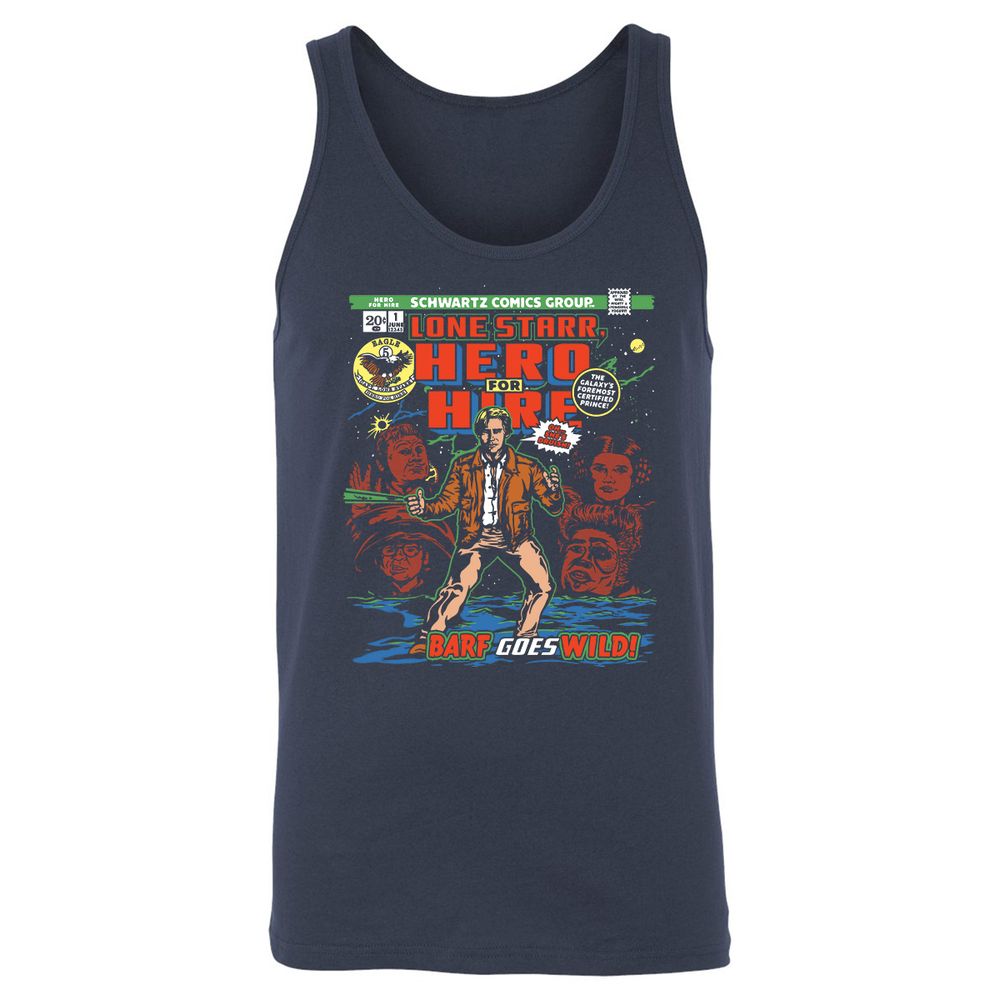 Unisex Jersey Tank - 1SVC3U9J - Navy - 2