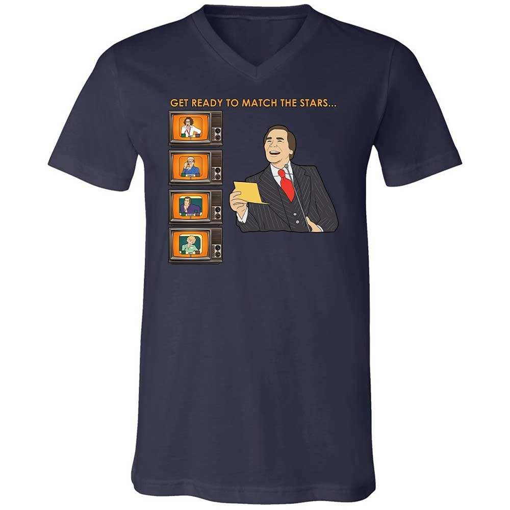 Unisex V-Neck T-Shirt - 2JUL9VCJ - Navy - 2