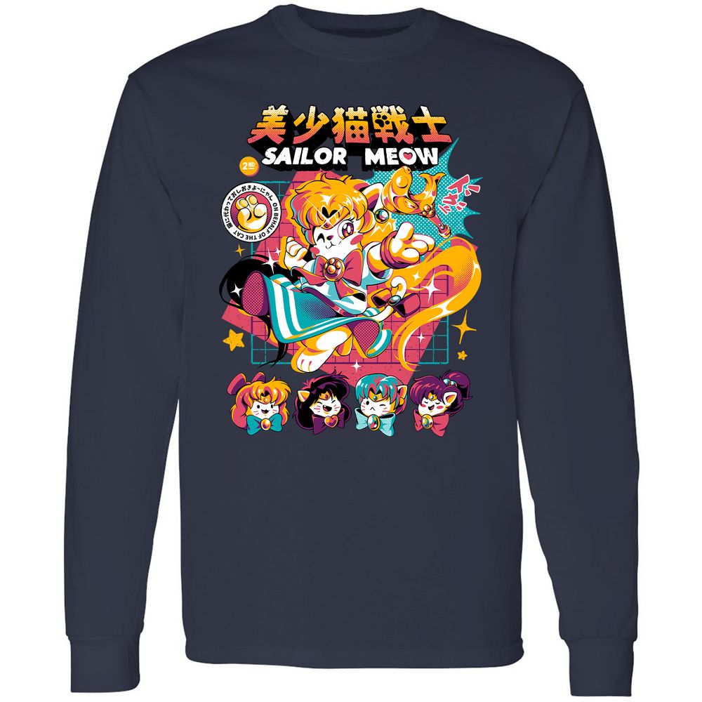 Long Sleeve T-Shirt - 3NFUD4CA - Navy - 2