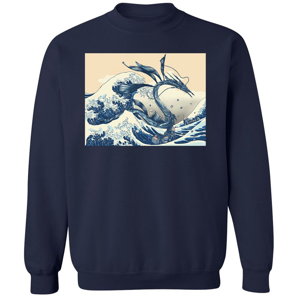 Classic Unisex Sweatshirt - P4Y1BWPE - Navy - 2