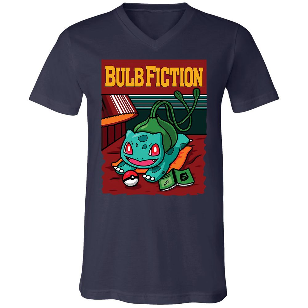 Unisex V-Neck T-Shirt - EBYKAYNS - Navy - 2