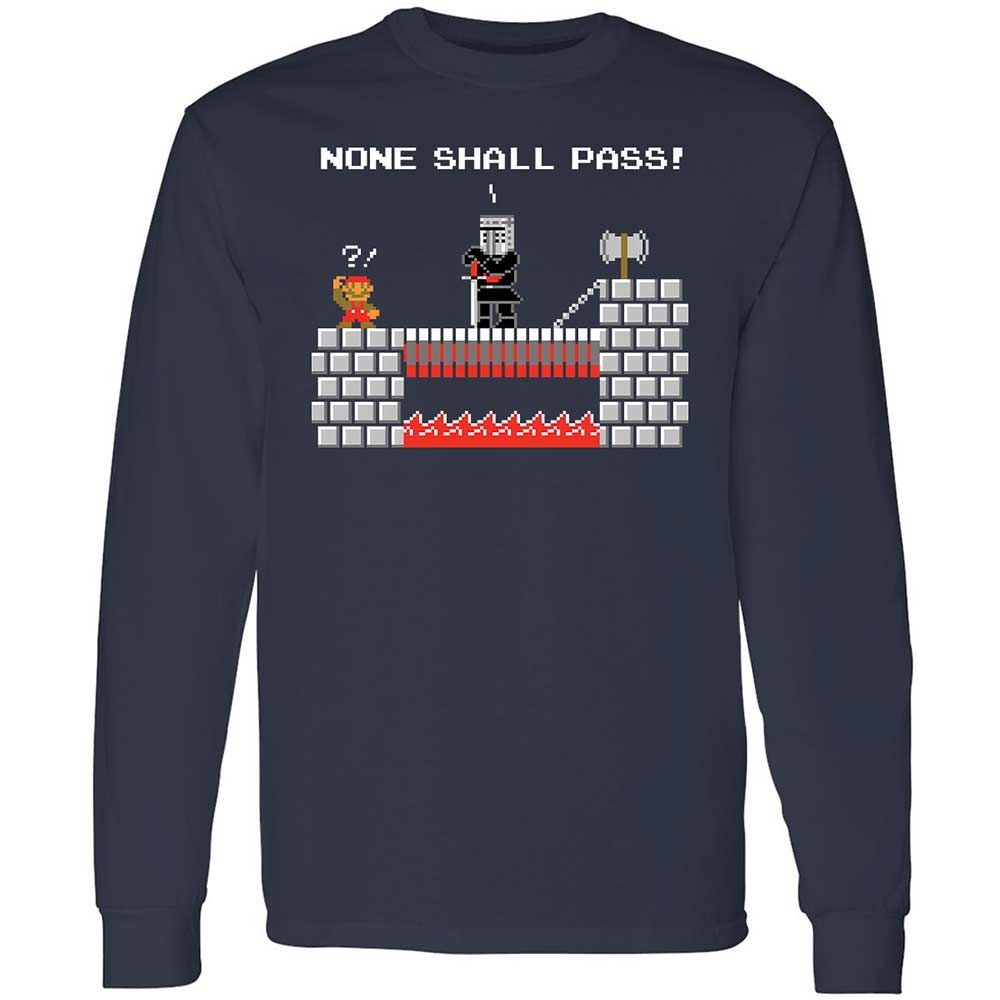 No Plumbers Shall Pass - Navy - 2