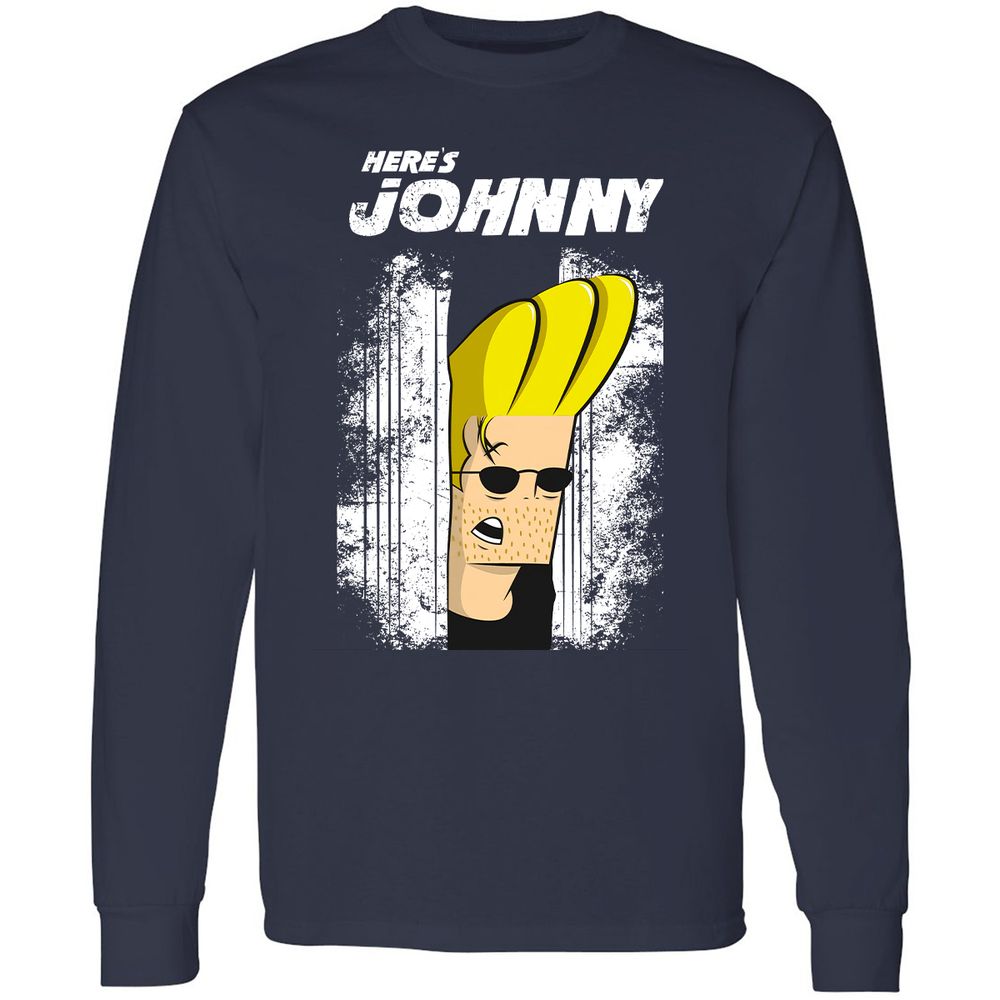 Long Sleeve T-Shirt - K9AWQBVX - Navy - 2