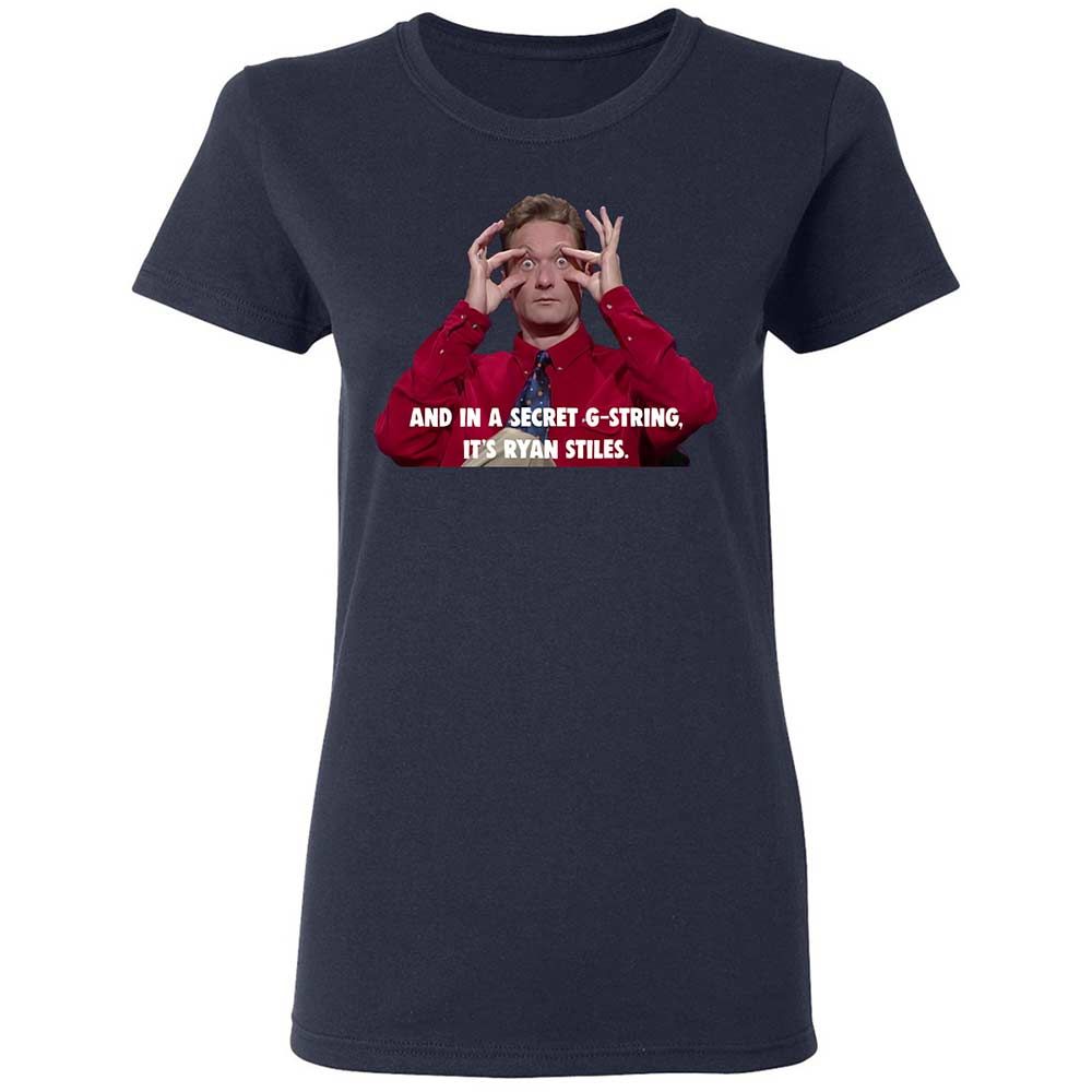 Women's T-Shirt - 5E8LN8MM - Navy - 2