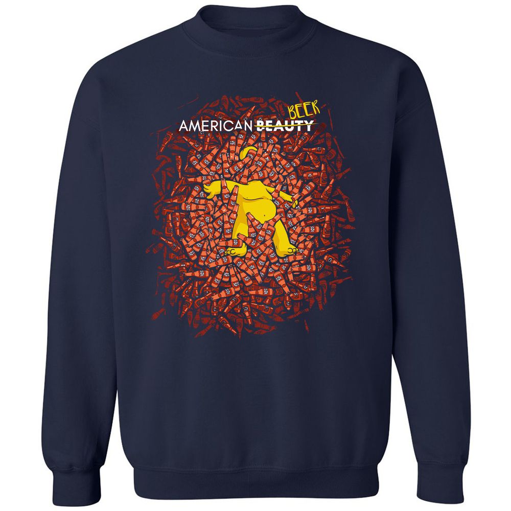 Classic Unisex Sweatshirt - KQEU8CWX - Navy - 2