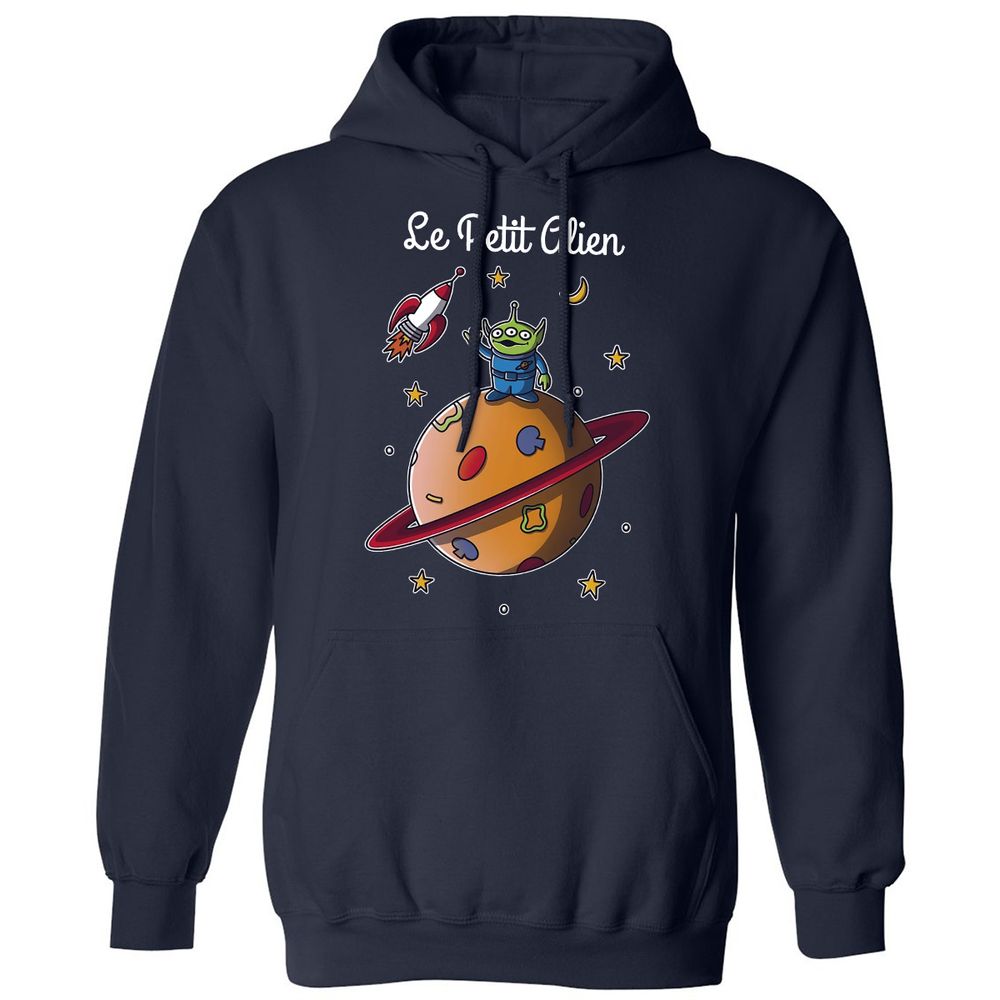 Classic Unisex Hoodie - L5XBCHW8 - Navy - 2