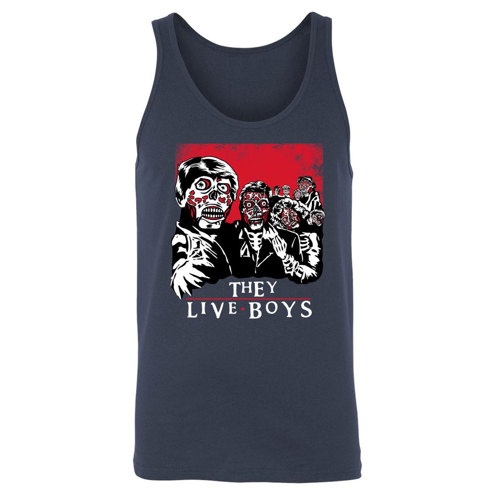 Unisex Jersey Tank - 91VBMBW1 - Navy - 2