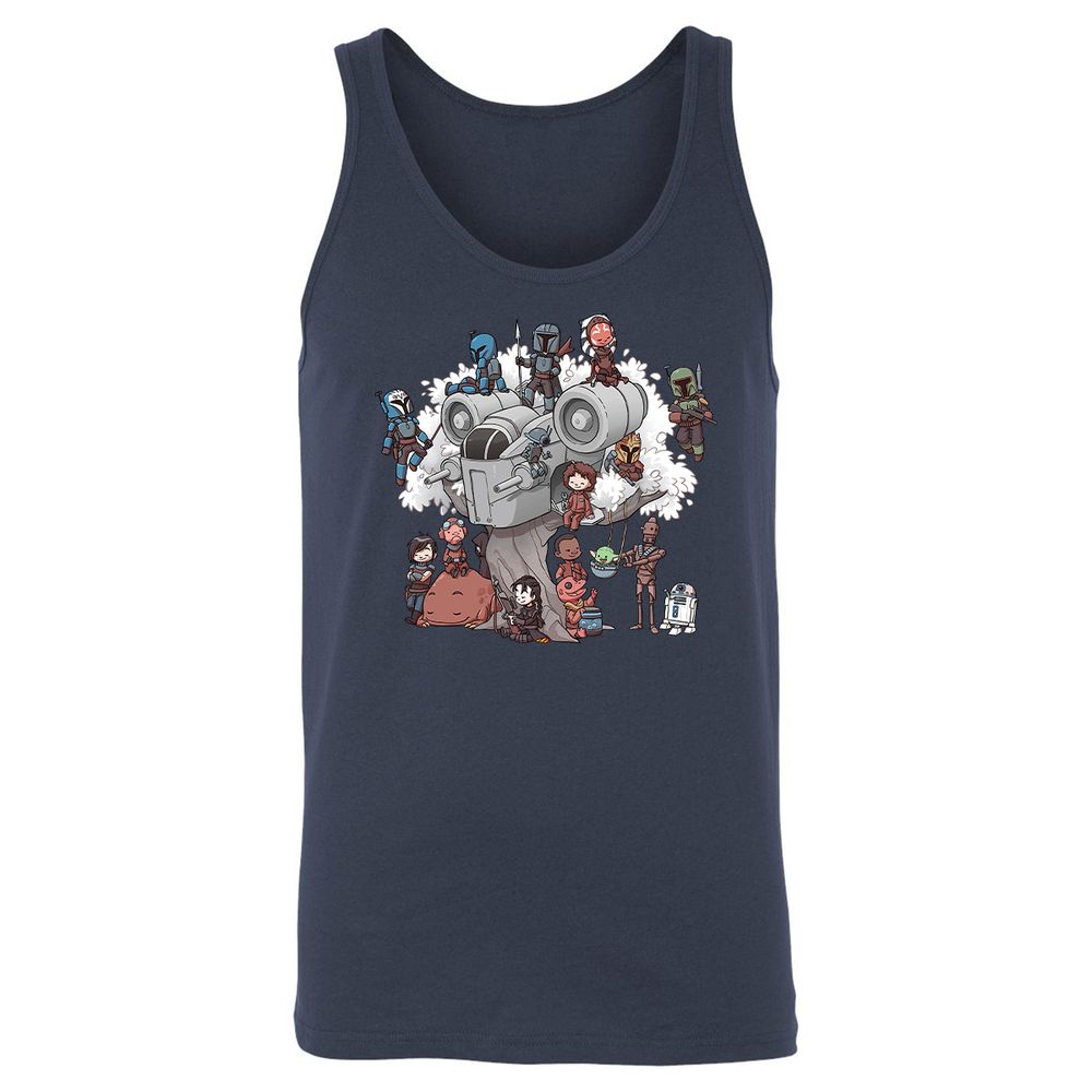 Unisex Jersey Tank - GY1YE2XD - Navy - 2