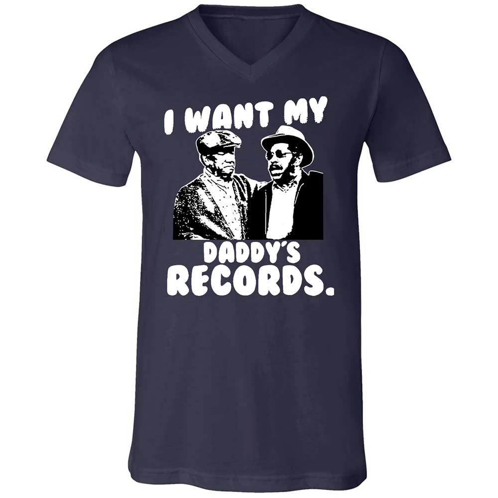 I Want My Daddy's Records - Navy - 2