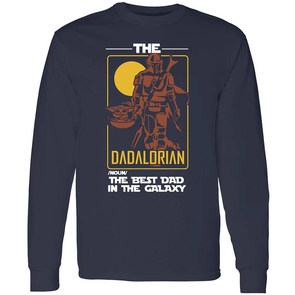 The Dadalorian The Best Dad In The Galaxy - Navy - 2