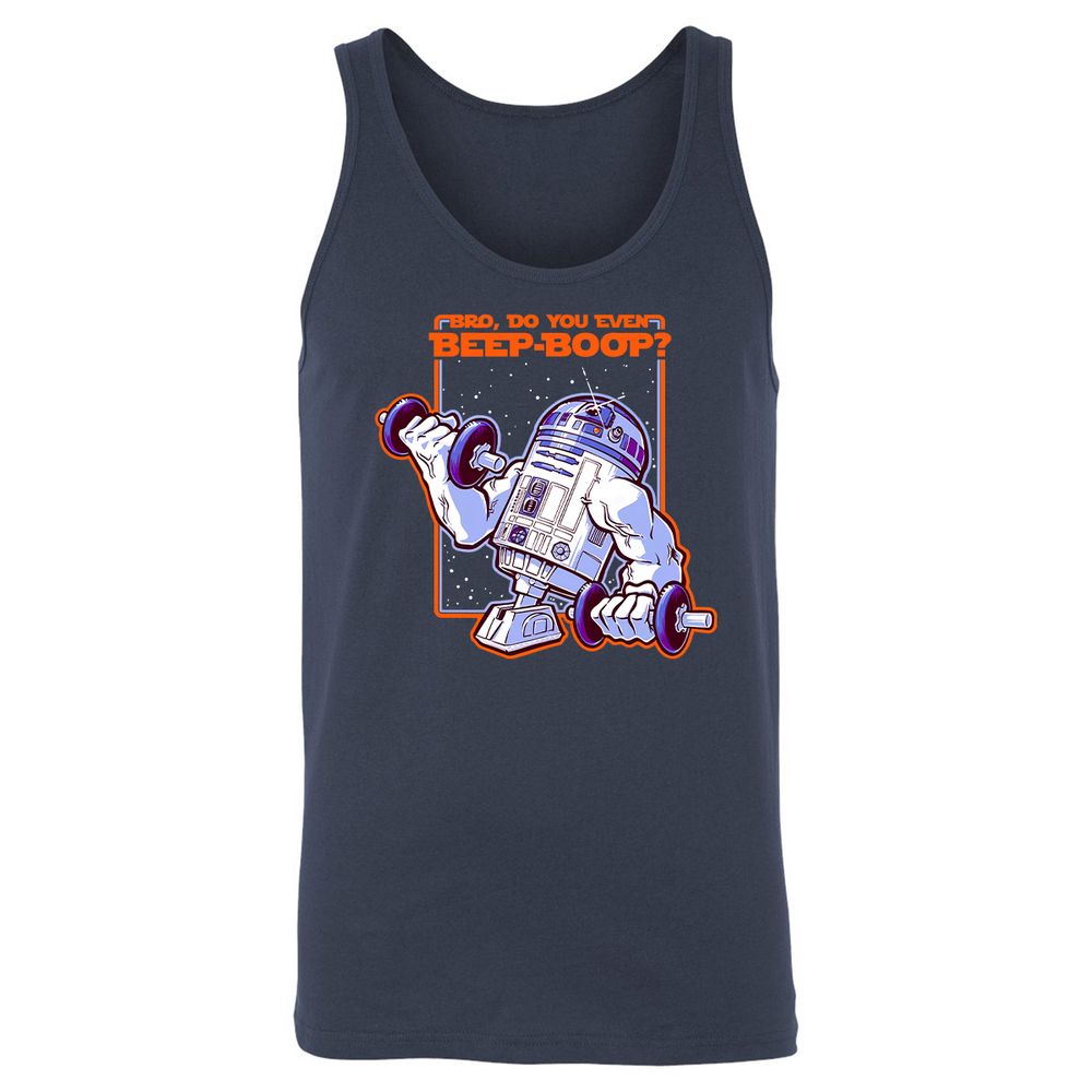 Unisex Jersey Tank - 3UFJVF72 - Navy - 2