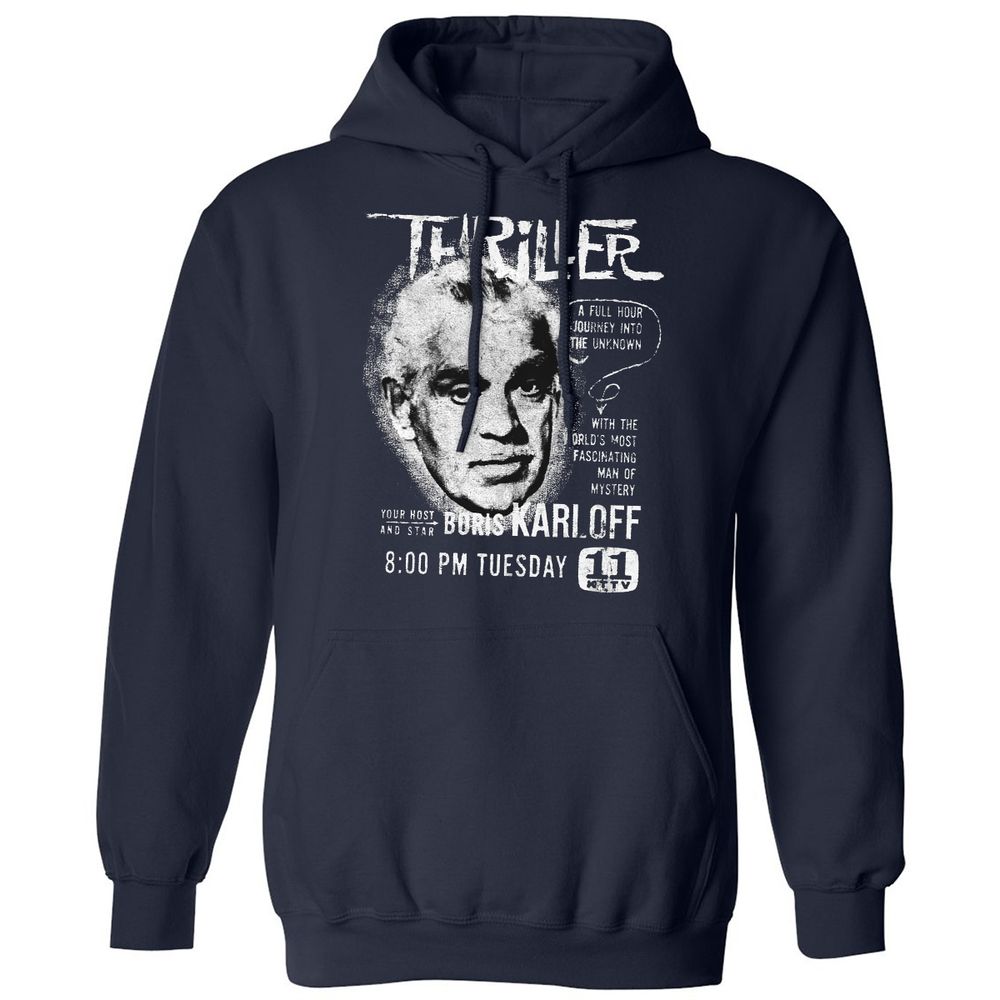 Classic Unisex Hoodie - L1H15MJF - Navy - 2