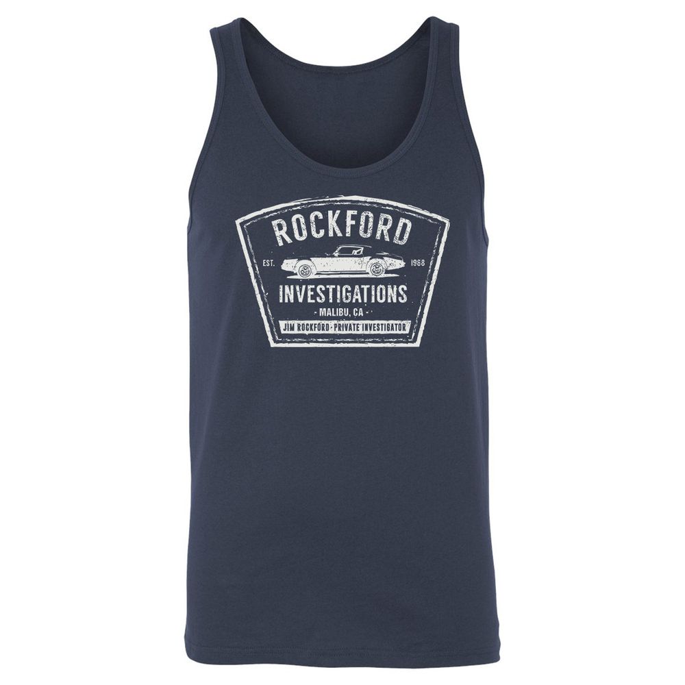 Unisex Jersey Tank - D8L2XZ5T - Navy - 2