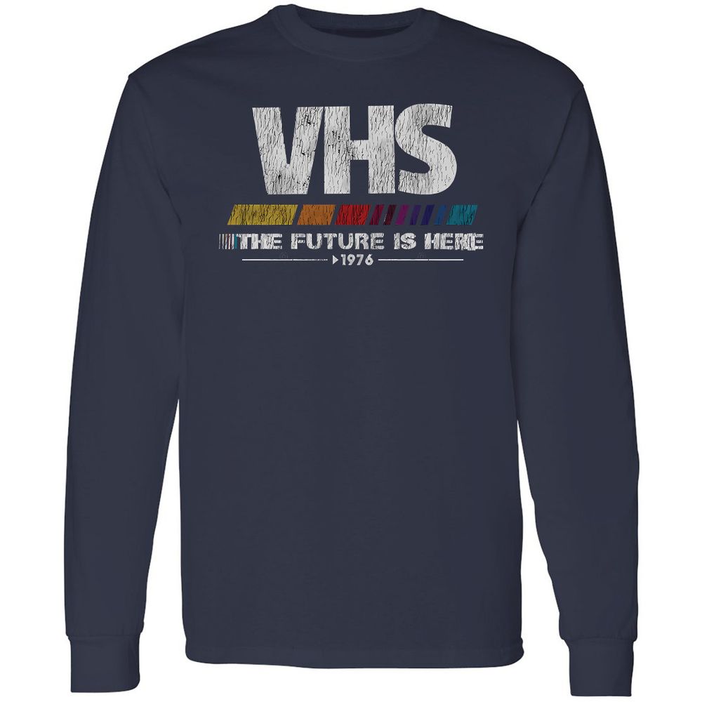 Long Sleeve T-Shirt - U5XFDFTL - Navy - 2