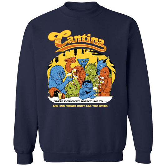 Classic Unisex Sweatshirt - DZUFN7QM - Navy - 2