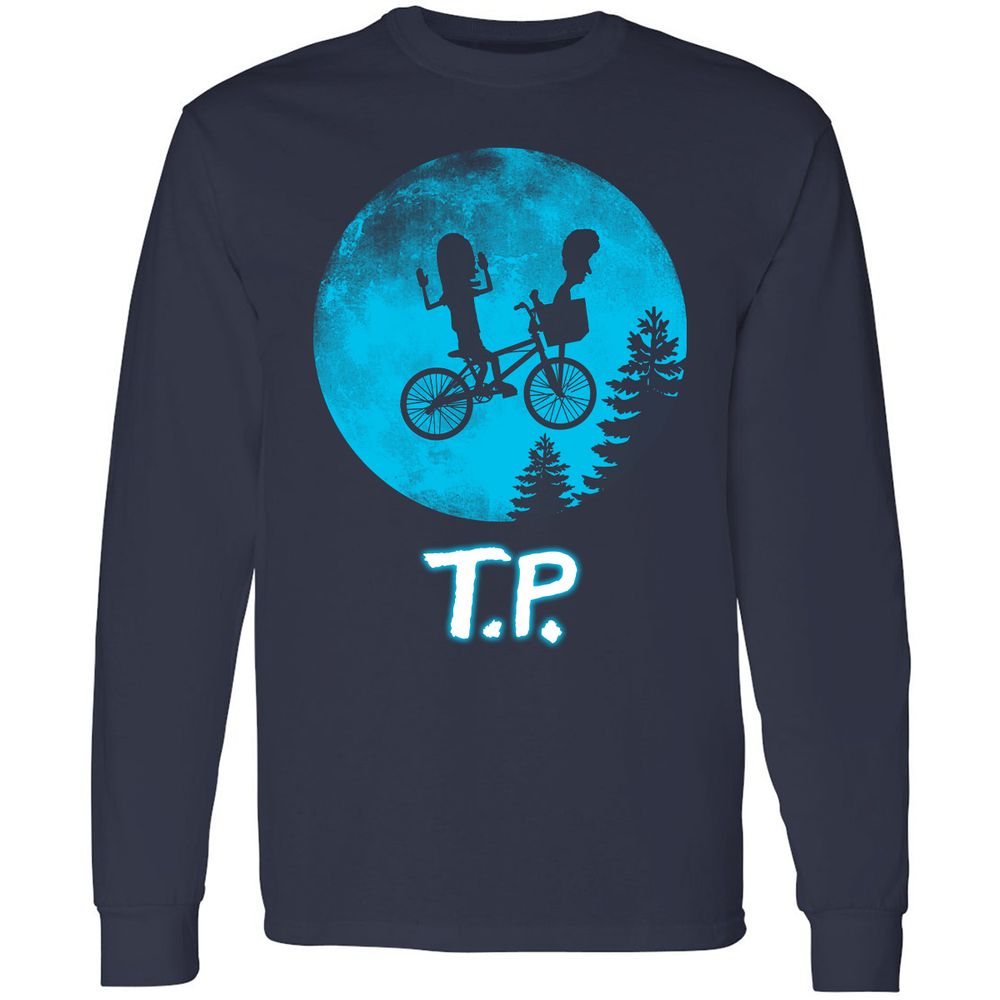 Long Sleeve T-Shirt - 7E2QKVHR - Navy - 2