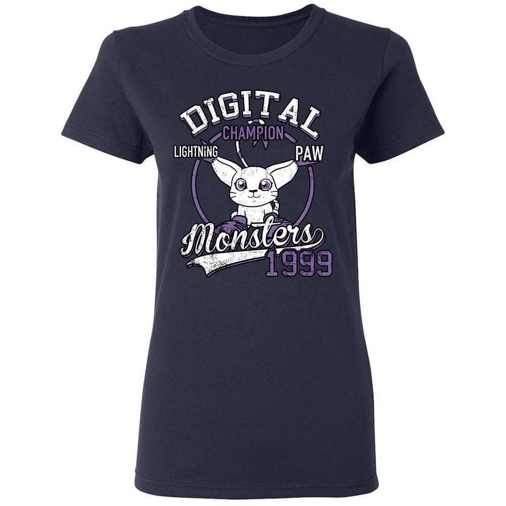 Women's T-Shirt - DZKYRWD7 - Navy - 2