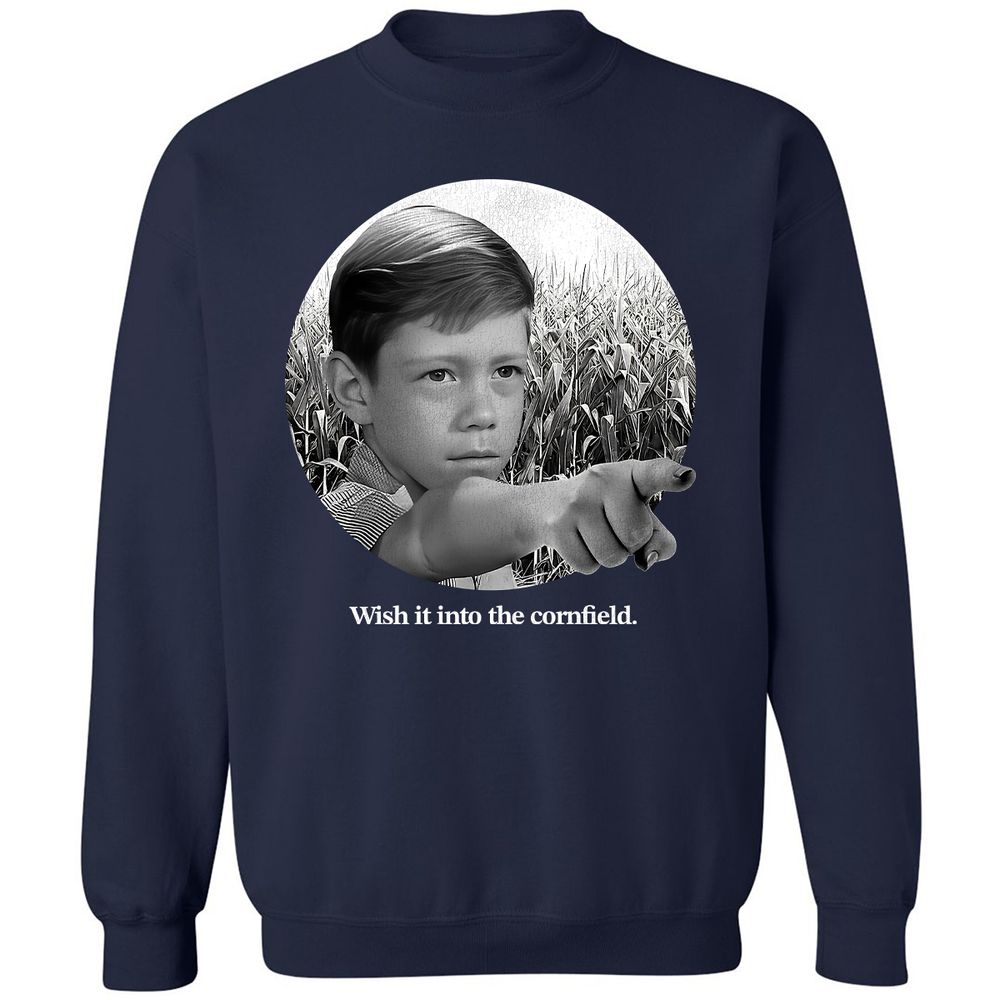 Wish It Into The Cornfield - Navy - 2